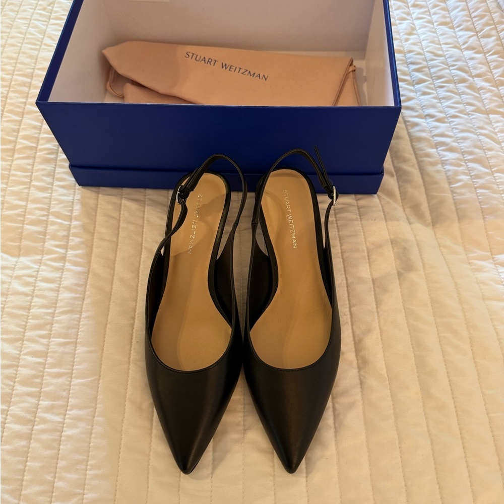 Stuart Weitzman Black Amelina 95 Shoes